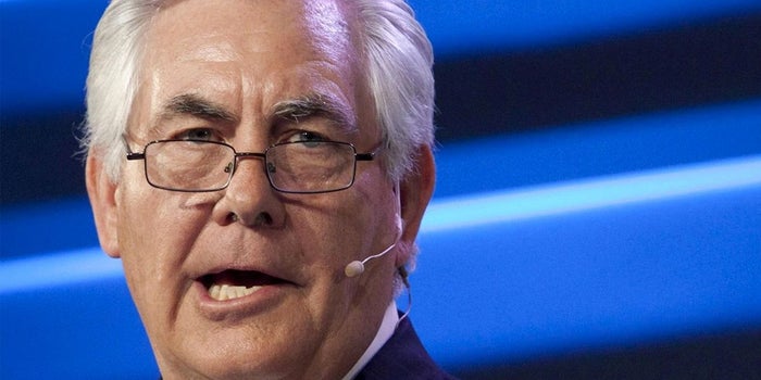 Trump Taps Exxon CEO Rex Tillerson as Top U.S. Diplomat