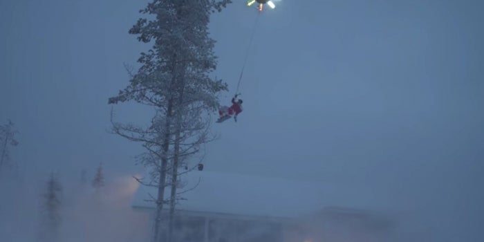 Watch YouTube Star Casey Neistat Ride a Drone Dressed As Santa