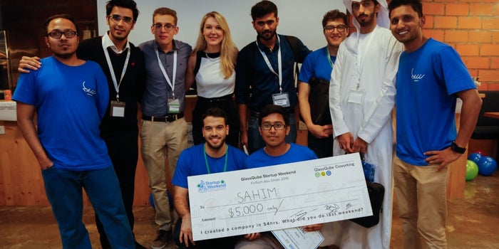 Sheraa Team Comes Out On Top At GlassQube Startup Weekend FinTech Abu Dhabi