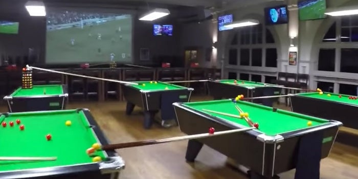 Need Inspiration? This Crazy Billiards-Golf Trick Will Remind You Anything Is Possible.