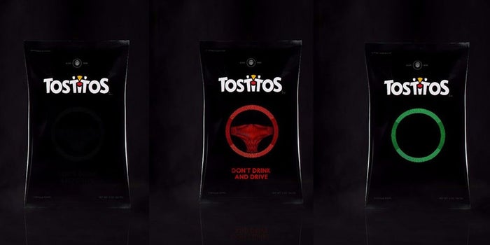 Had One Too Many on Super Bowl Sunday? This Chip Bag Will Tell You to Call for a Ride.