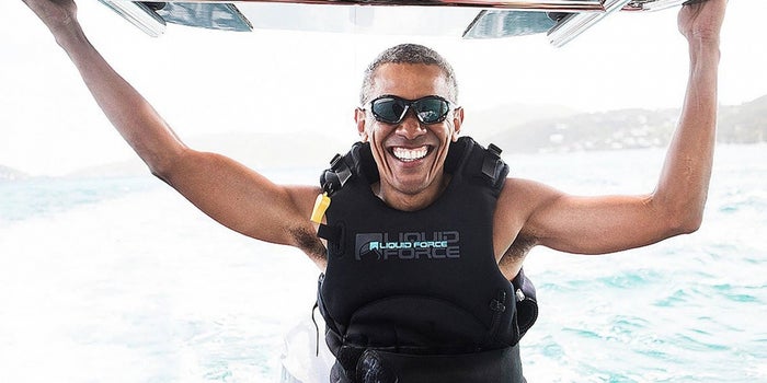 Free of the Presidency, Barack Obama Has a Blast With Richard Branson