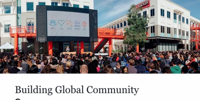 Los 5 puntos que propone Facebook para construir el mundo que queremos