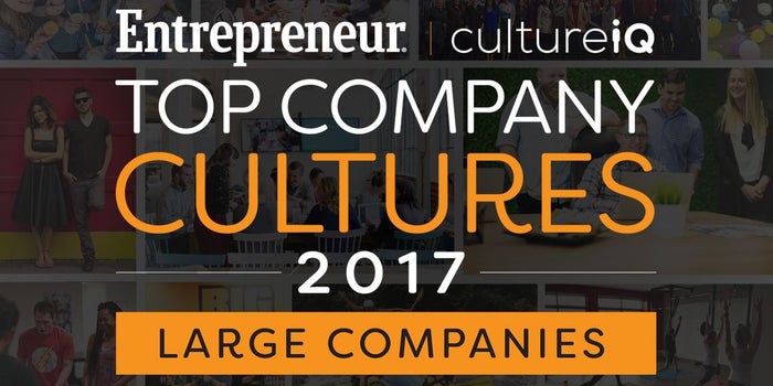 Large-Sized Companies: The Best Company Cultures in 2017