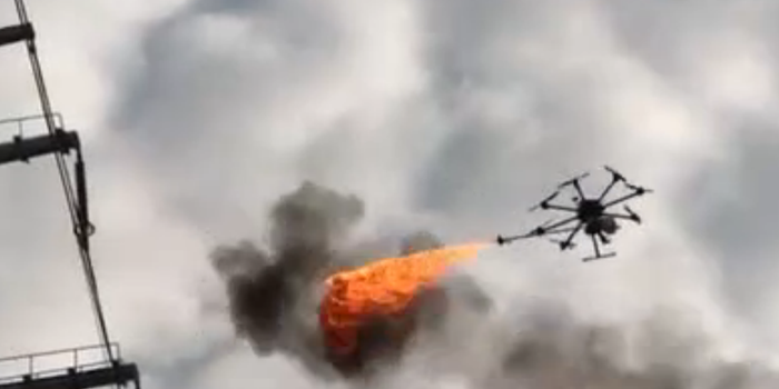 You'll Never Guess What This Fire-Spitting Drone Is Used For