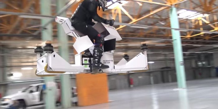 Watch This Hoverbike Go for a Gloriously Scary Ride