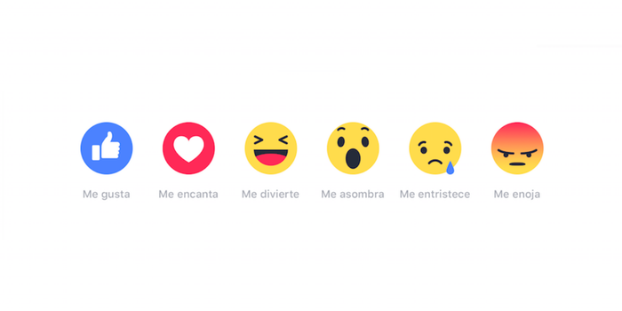 ¡Nos encanta! Facebook cumple un año con sus reacciones