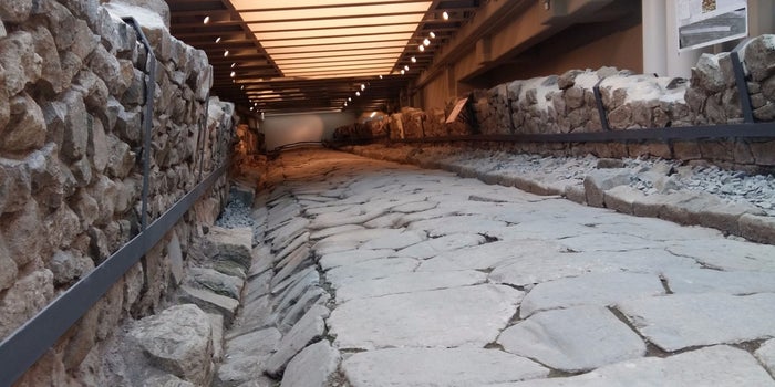 McDonald's Preserves Ancient Roman Road Beneath Its New Restaurant