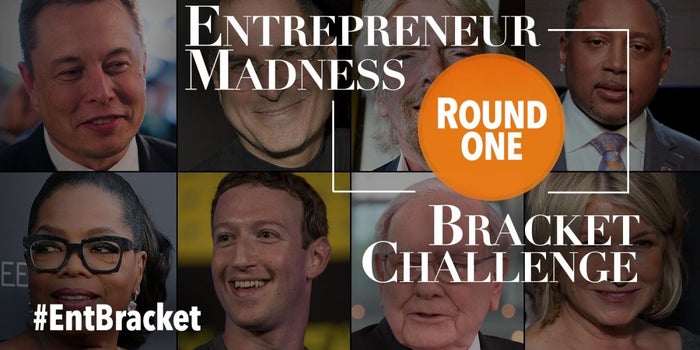 Entrepreneur Madness Bracket Challenge: Choose Your Favorite Creator
