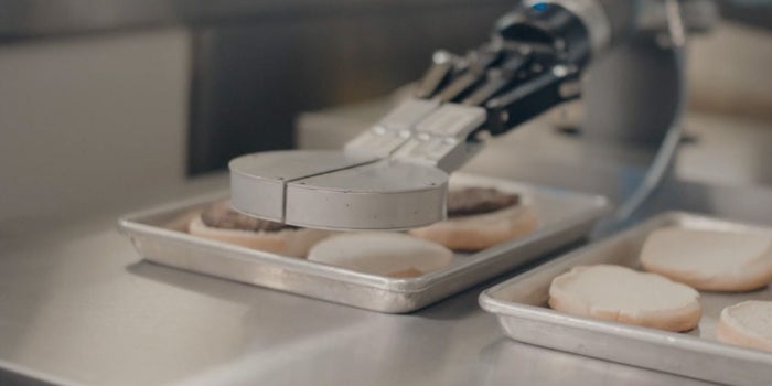 Burger-Flipping Robot Has Its First Day on the Job in California
