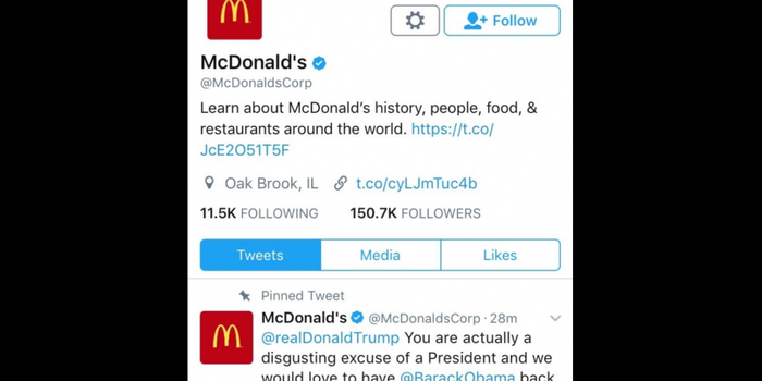 El 'fail' en Twitter de McDonald's