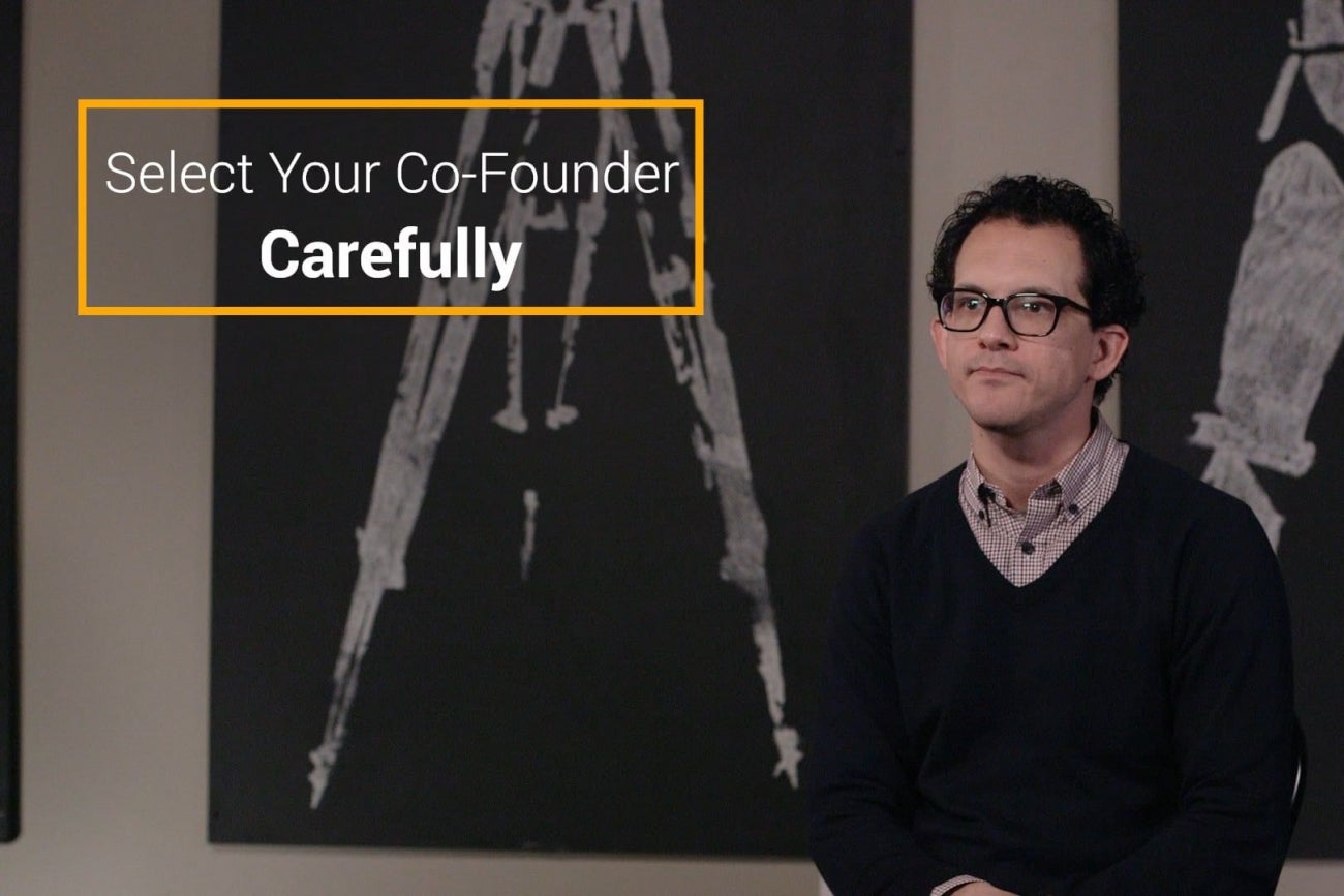 Select Your Co-Founder Carefully