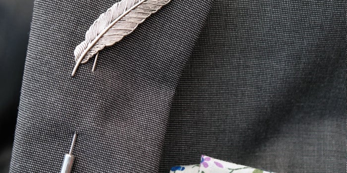 The Executive Selection: BOXKnocks Feather Lapel Pin