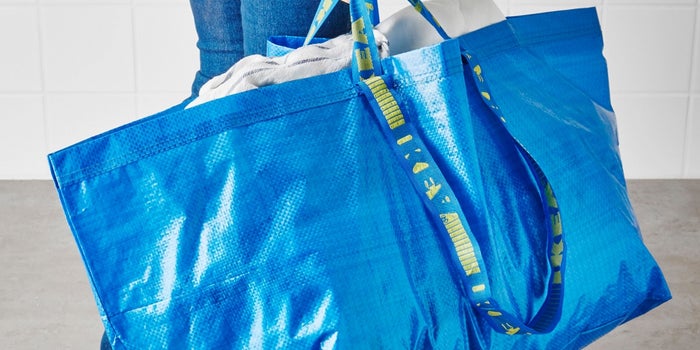 This New $2,145 Handbag Looks Oddly Similar to Ikea's 99 Cent Shopping Bag