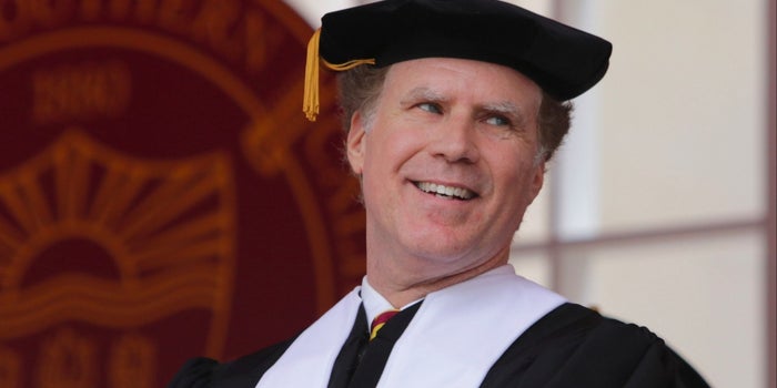 Watch Will Ferrell Joke, Sing and Inspire During His 2017 Commencement Speech