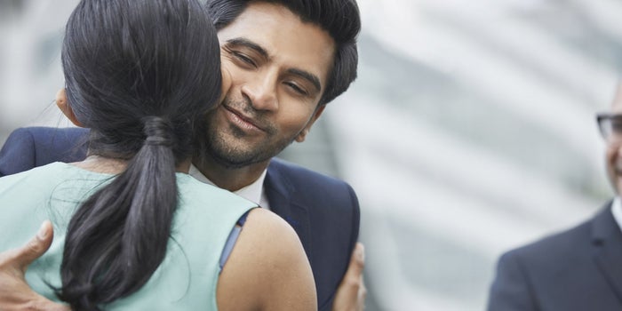 Ask the Etiquette Expert: How to Handle a Hugger