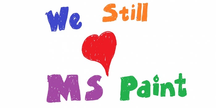 Microsoft: MS Paint Isn't Dead, It's Just Moving
