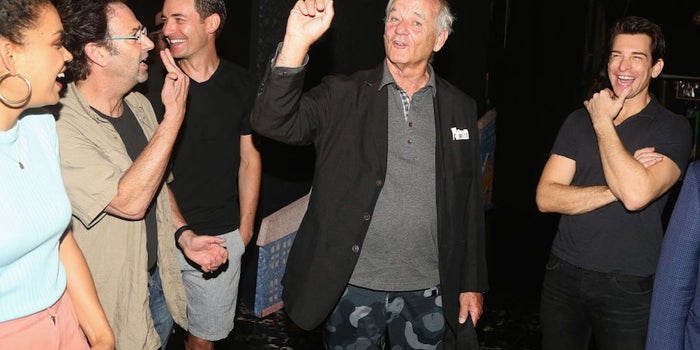 A Reporter Live Tweeted Bill Murray Watching 'Groundhog Day The Musical' Last Night and We Can't Stop Smiling