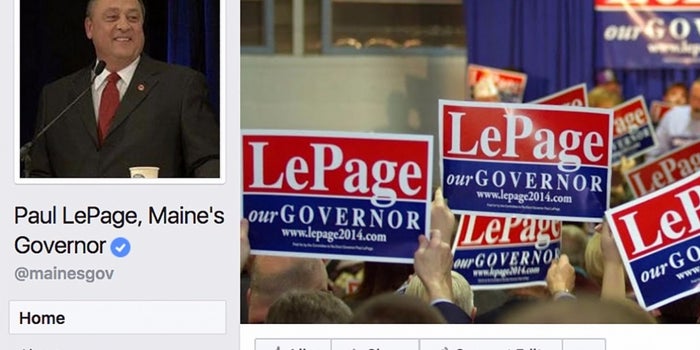 Maine Governor Sued for Deleting Facebook Comments