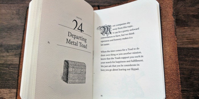 Most Employee Handbooks Are Terrible, So This Company Made a Leather-Bound Journal Inspired by 'Lord of the Rings'