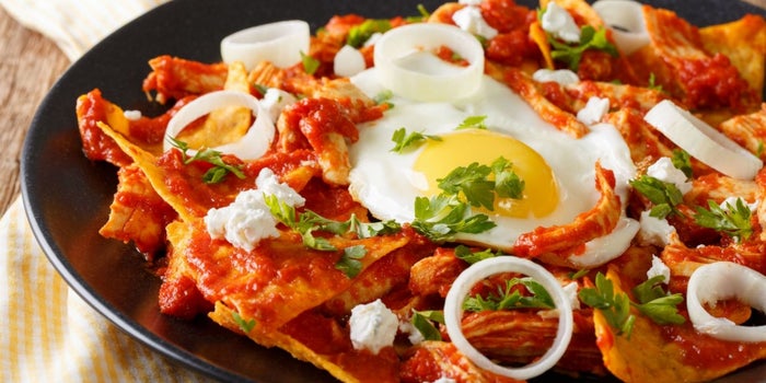 Abre una barra de chilaquiles