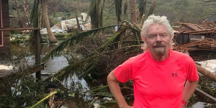 Así es como Richard Branson sobrevivió al huracán Irma y ayuda a los otros