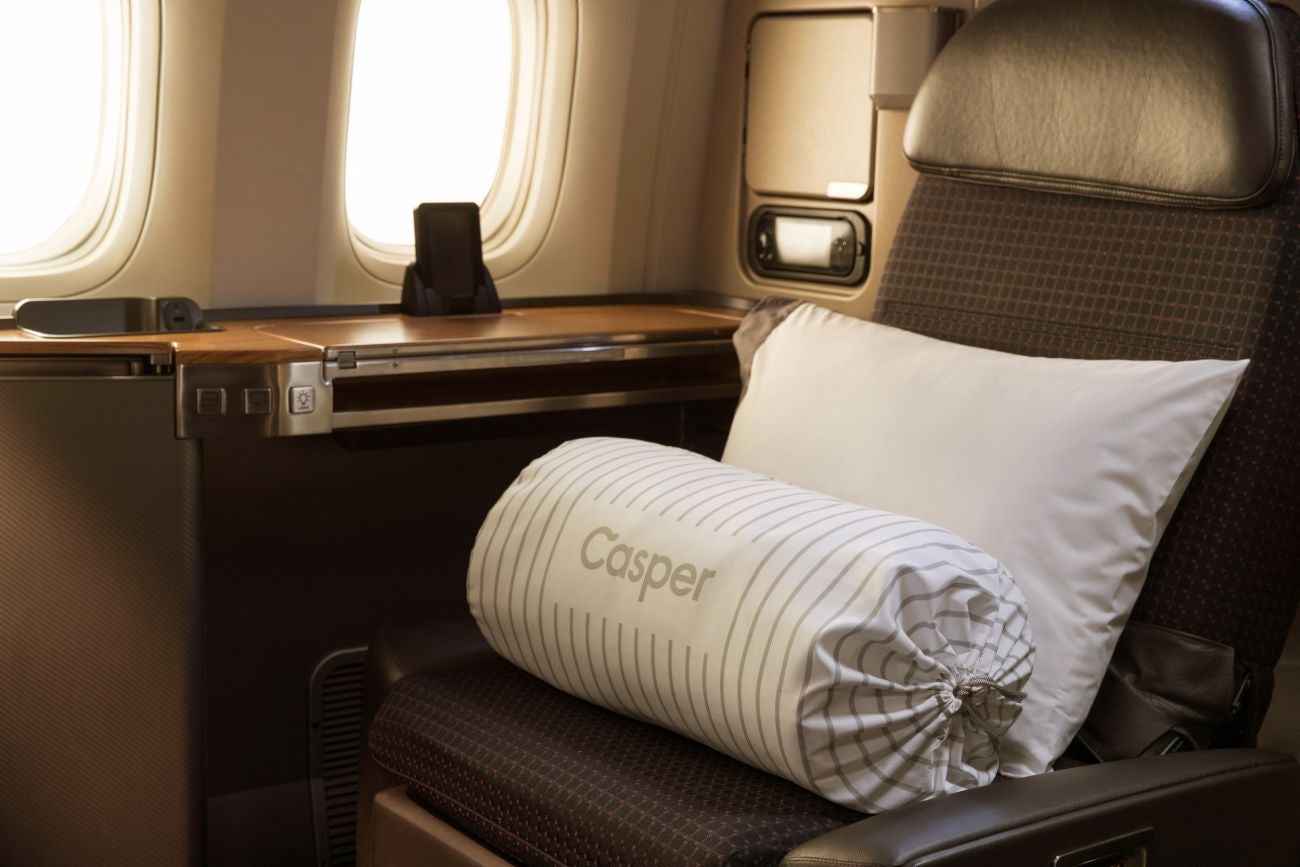 American Airlines Teams up With Casper for Upgraded Pillows and Bedding