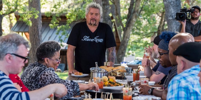 Here Is Guy Fieri's Cure for Camera Shyness