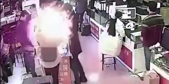 This Man Bit Into an iPhone Battery, and It Exploded