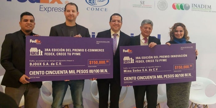 INADEM y FedEx premian a dos Pymes innovadoras