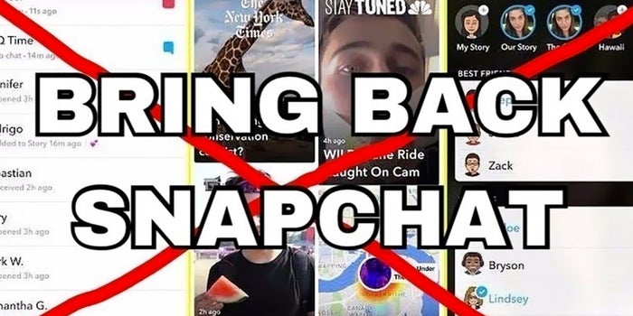 Snapchat: 'We Completely Understand' the Redesign Hate