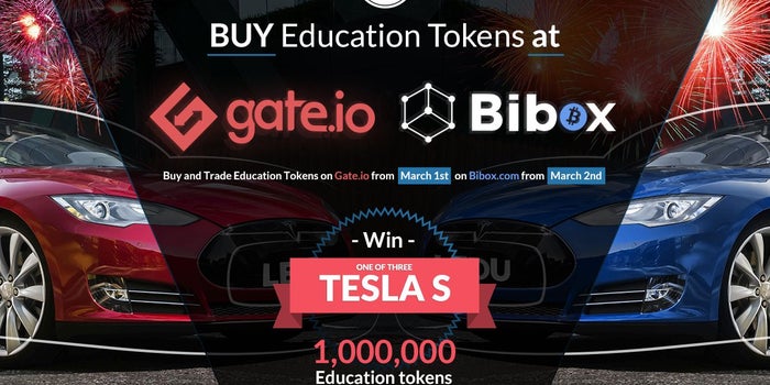 Education Ecosystem Announces Token Exchange Listings and Chance to Win Three Tesla Model S Cars