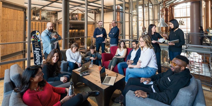 Inside Shopify's Intoxicating Distillery-Turned-Office Space