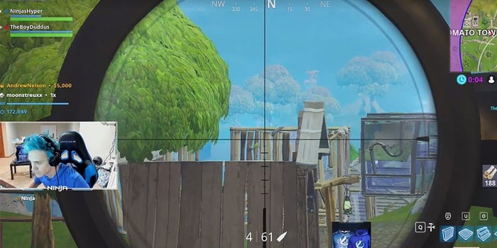Highly Paid 'Fortnite' Streamer Breaks Twitch Records With Help From Drake