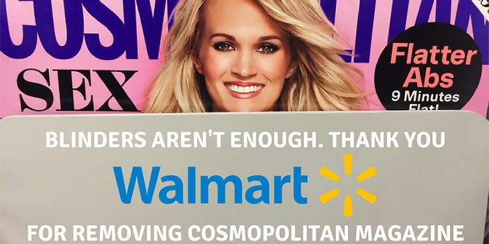 Walmart Is Pulling Cosmopolitan From Checkout Lines in Response to #MeToo -- But It's an Embarrassing Perversion of the Movement