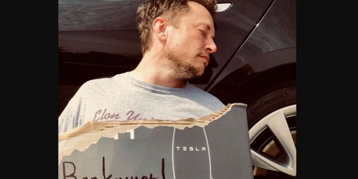 ¿Tesla se declara en bancarrota?