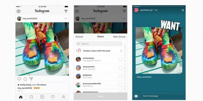 Instagram Now Lets You Share Posts in Stories