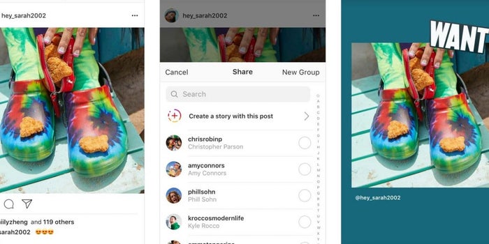 Instagram ahora te permite compartir publicaciones en historias