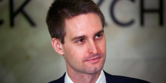 Snapchat CEO Throws Shade at Facebook's Poor Data Practices