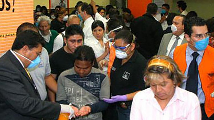 Distribución de alcohol gel
