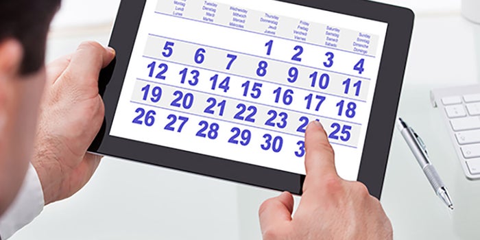 Agenda de eventos de enero
