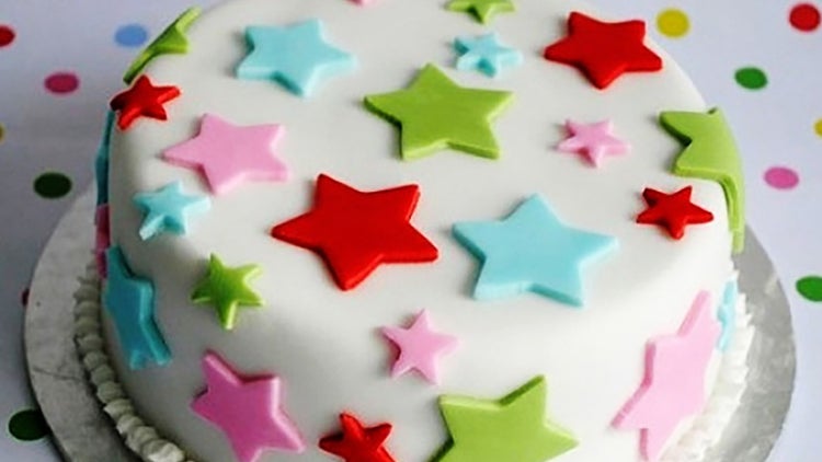 Decoración fondant para postres