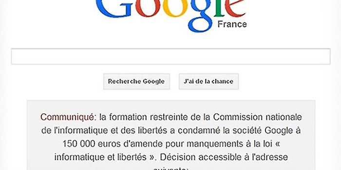 French Courts Force Google to Air Indiscretion on Homepage