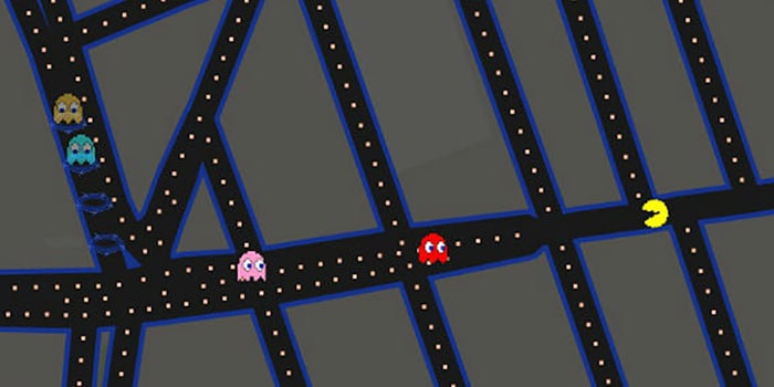 Google lleva a Pac-Man a sus mapas