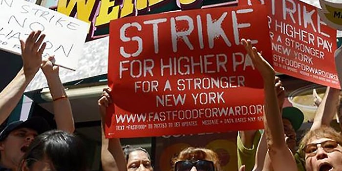 Thousands of Fast-Food Workers Strike to Raise Wages