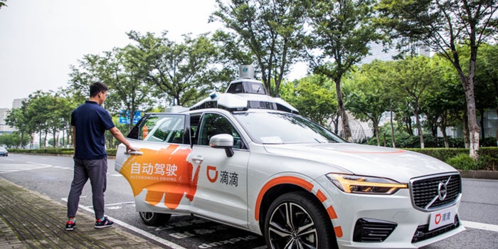 DiDi está probando un servicio de viajes con coches automatizados