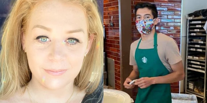 La mujer que no fue atendida en Starbucks por no usar cubrebocas busca compensación económica