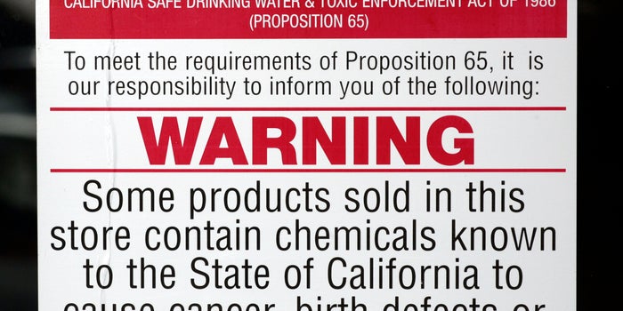 What You Need To Know About Changes To California's Prop 65