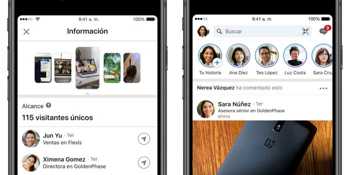 LinkedIn has already activated its stories section