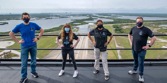 This is the all-civilian crew that will go into space with SpaceX